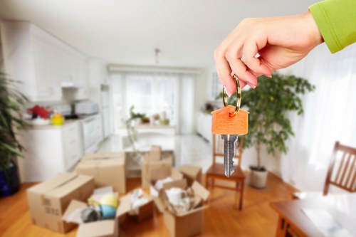 Professional movers handling office relocation in Bayswater